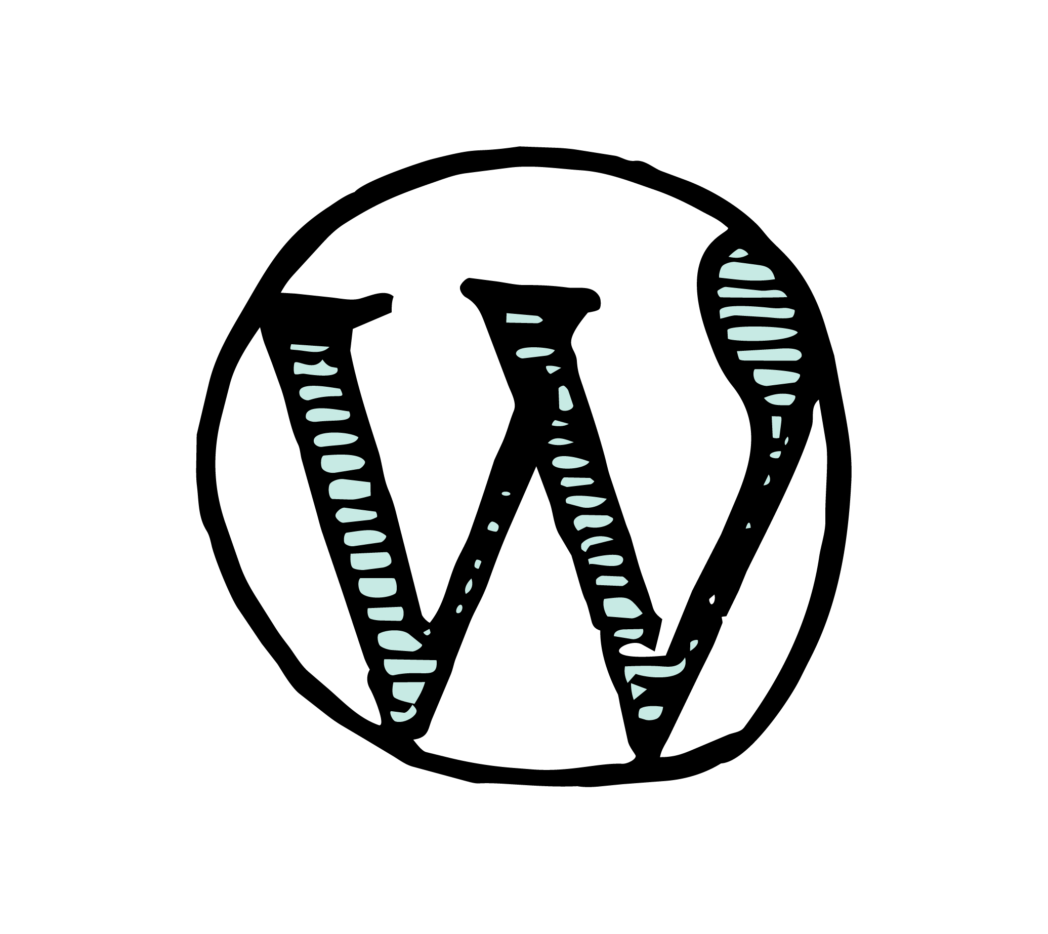 ilustración icono wordprese