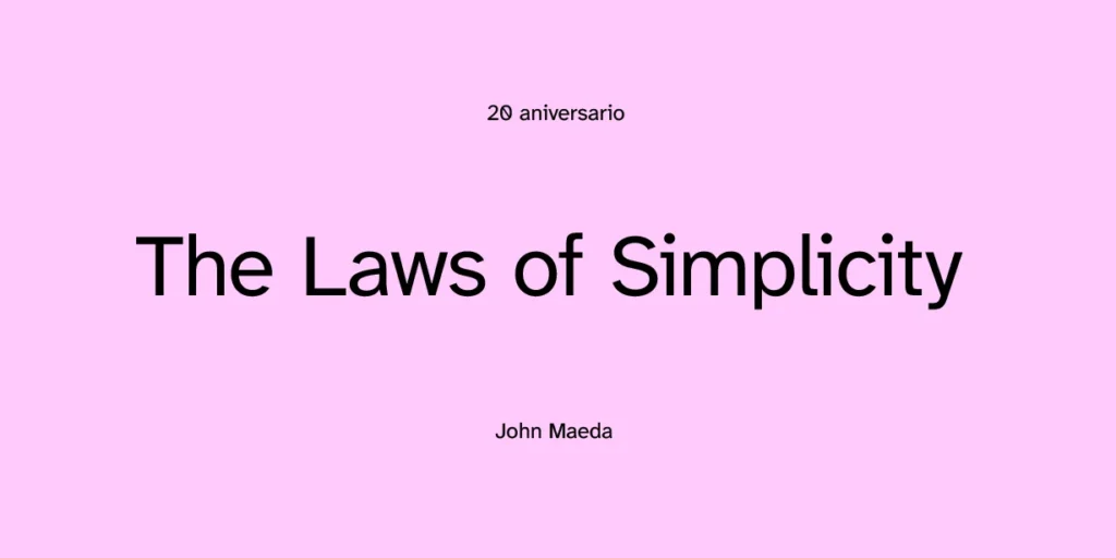 the laws of simplicity